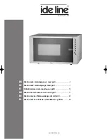 Ide Line Electronic microwave oven with grill Instructions Manual preview