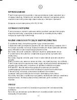 Preview for 17 page of Ide Line Health Grill 743-179 User Manual