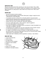 Предварительный просмотр 14 страницы Ide Line Jet Air VC-340 User Manual