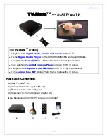 Preview for 2 page of Idea TV-Mate User Manual