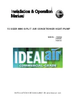 Ideal Air 700500 Installation & Operation Manual preview