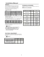 Preview for 5 page of Ideal Air 700500 Installation & Operation Manual