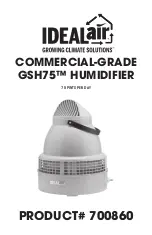 Ideal Air GSH75 Manual preview