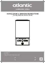 Ideal Boilers Atlantic 24 Installation & Servicing Instructions Manual preview