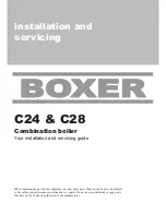 Preview for 1 page of Ideal Boilers BOXER C 24 Installation And Servicing Manual