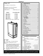 Preview for 3 page of Ideal Boilers Classic FF 2 100 Installation And Servicing Manual