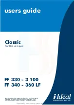 Ideal Boilers Classic FF 360 User Manual preview