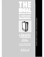 Ideal Boilers Classic LXFF 230 Installation And Servicing Manual preview