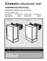 Preview for 1 page of Ideal Boilers Classic RS 245 P Installation And Servicing