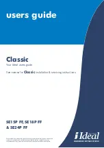 Ideal Boilers CLASSIC SE FF User Manual preview