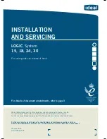 Ideal Boilers Logic System 15 Installation And Servicing preview