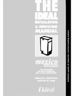 Ideal Boilers Mexico Slimline RS 3/40 Installation & Servicing Manual preview