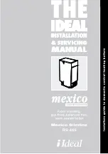 Ideal Boilers Mexico Slimline RS 445 Installation & Servicing Manual preview