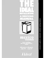 Preview for 1 page of Ideal Boilers Mexico Super 100 FF Installation And Servicing Manual