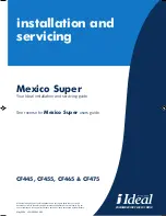 Ideal Boilers Mexico Super CF445 Installation Manual preview