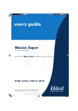 Ideal Boilers Mexico Super CF445 User Manual preview