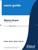 Ideal Boilers Mexico Super RS440 User Manual preview
