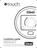 Ideal Boilers touch Installation Manual preview