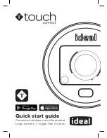 Preview for 1 page of Ideal Boilers touch Quick Start Manual