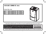 Preview for 3 page of Ideal Boilers VOGUE COMBI C26IE User Manual