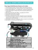 Preview for 5 page of IDEAL H2O 738300 Setup And Maintenance Manual