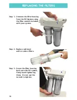 Preview for 10 page of IDEAL H2O Classic RO System 150 GPD Setup And Maintenance Manual