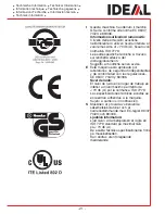 Preview for 21 page of IDEAL INDUSTRIES 2260-Cross Operating Instructions Manual