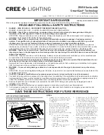 Предварительный просмотр 1 страницы IDEAL INDUSTRIES CREE LIGHTNING ZR-RK Series Installation Instructions Manual