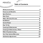 Preview for 3 page of Ideal Living AquaTru Carafe Owner'S Manual