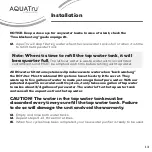 Preview for 15 page of Ideal Living AquaTru Carafe Owner'S Manual