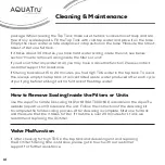 Preview for 20 page of Ideal Living AquaTru Carafe Owner'S Manual