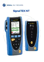 IDEAL Networks SignalTEK NT Manual предпросмотр