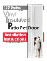 Ideal Pet Products 150 Series Installation Instructions Manual preview