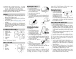 Preview for 1 page of Ideal Security Decibel SL1000 Instructions