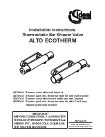 Предварительный просмотр 1 страницы Ideal-Standard ALTO ECOTHERM A4740AA Installation Instructions Manual