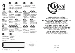 Ideal-Standard B 6928 AA Assembly And User'S Manual предпросмотр