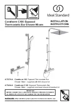 Preview for 1 page of Ideal-Standard Ceratherm C100 A7537AA Installation Instructions Manual