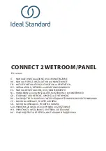 Предварительный просмотр 1 страницы Ideal-Standard CONNECT 2 PANEL Manual For Use, Installation And Maintenance