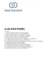 Ideal-Standard iLife T4865EO Manual For Use, Installation And Maintenance предпросмотр