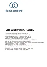 Ideal-Standard iLife T4870EO Manual For Use, Installation And Maintenance предпросмотр