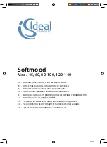 Ideal-Standard Softmood 100 Manual For Use, Installation And Maintenance предпросмотр