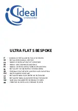 Ideal-Standard ULTRA FLAT S BESPOKE Installation Manual предпросмотр