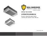 Preview for 1 page of Ideal Warehouse COBALT Operation Manual