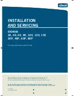 IDEAL 100 Installation & Servicing Manual preview