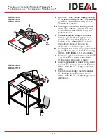 Preview for 17 page of IDEAL 1038 Operating Instructions Manual