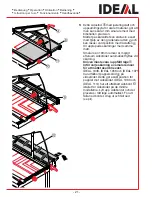 Preview for 21 page of IDEAL 1038 Operating Instructions Manual