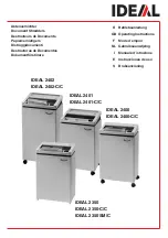 Preview for 1 page of IDEAL 2350 Operating Instructions Manual