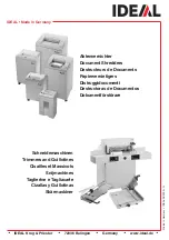 Preview for 28 page of IDEAL 2350 Operating Instructions Manual