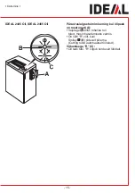 Preview for 123 page of IDEAL 2445 Operating Instructions Manual