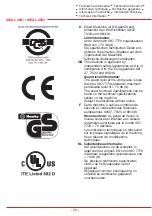 Preview for 22 page of IDEAL 2501 Operating Instructions Manual